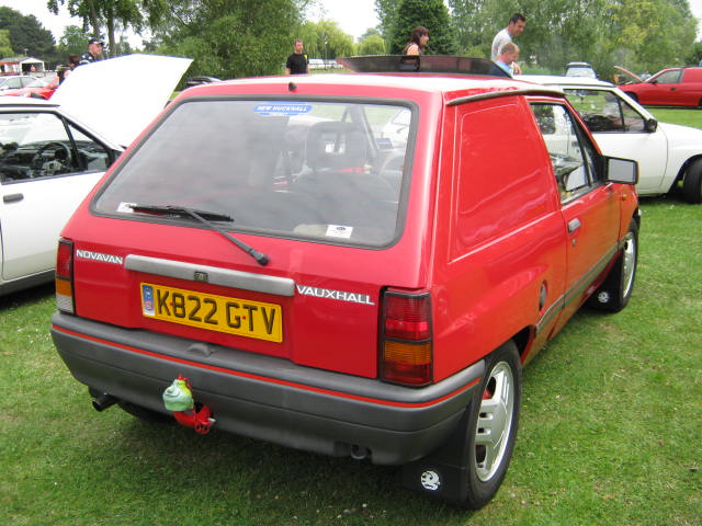 Vauxhall Nova technical specifications and fuel economy